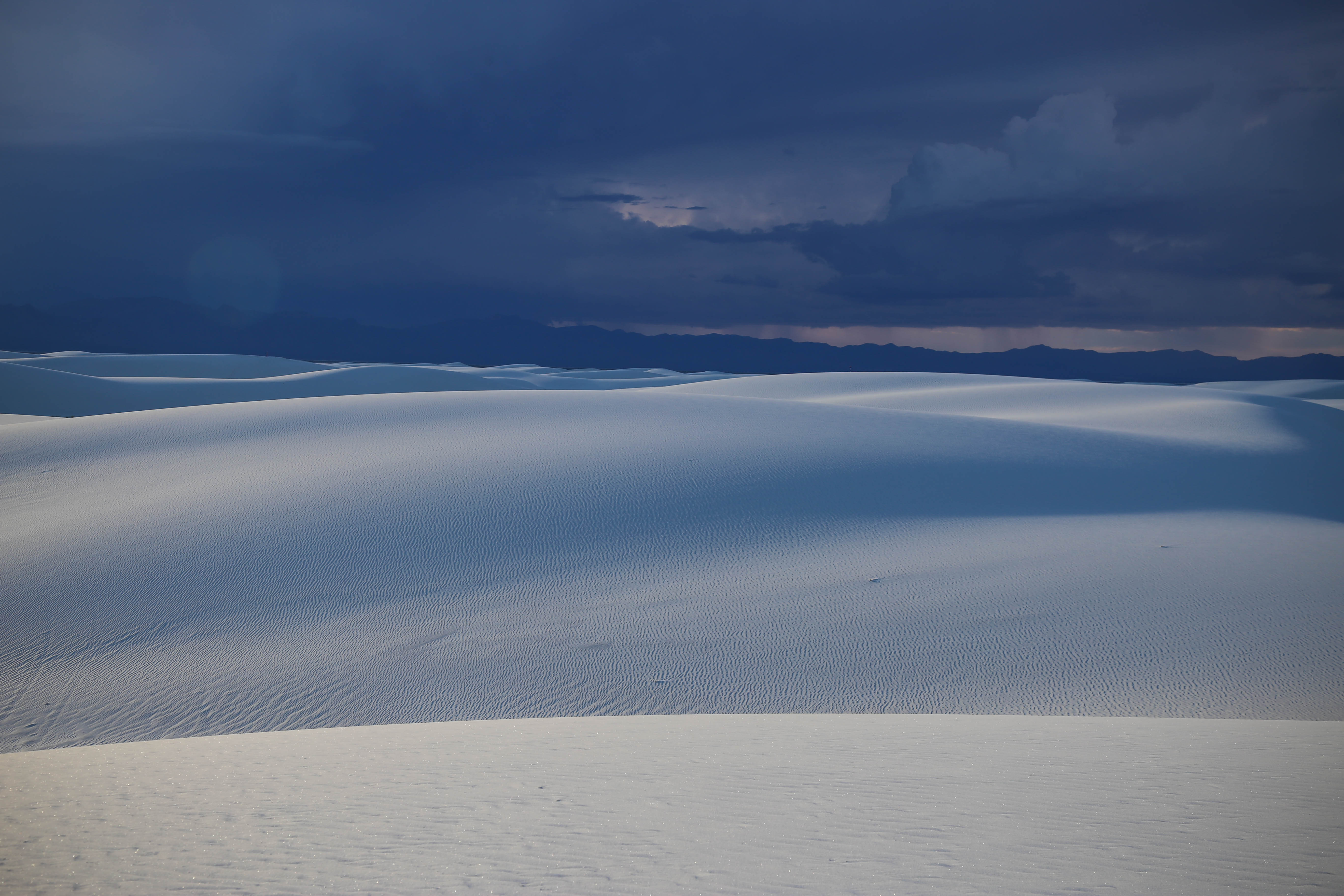 Dans les dunes du White Sands National Monument